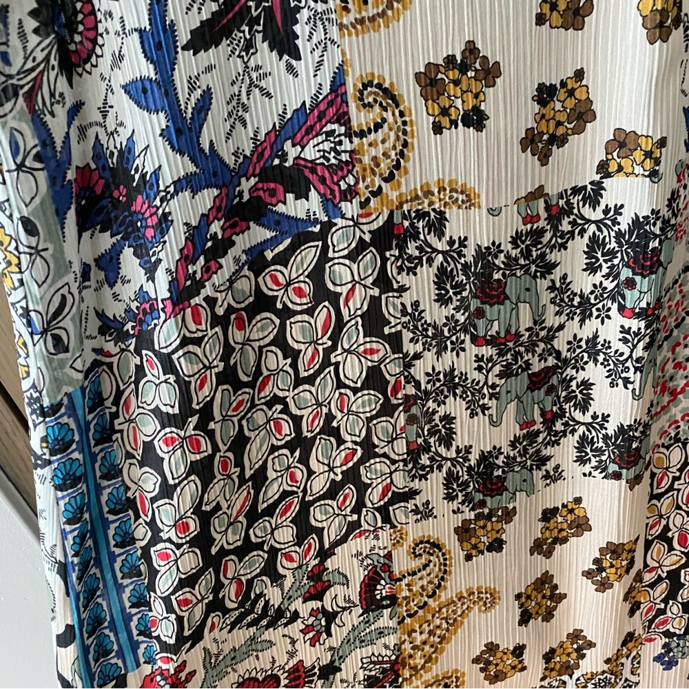 Zara patchwork printed jumpsuit - Picture 5 of 6